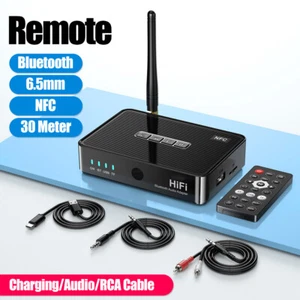 Long Range Bluetooth Receiver HiFi Audio Adapter for Home Music Streaming Stereo - Picture 1 of 23