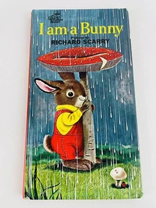 I Am A Bunny Board Book by Ole Risom & Richard Scarry A Golden Sturdy Vtg 1963 - Imagen 1 de 5