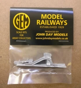 GEM MODEL RAILWAYS 'TT' SCALE  BUFFER STOP rail built WHITE METAL KIT - Picture 1 of 4