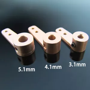 Brazo de timón único de aluminio servo bocina brazo de dirección modelo de coche barco - Imagen 1 de 4