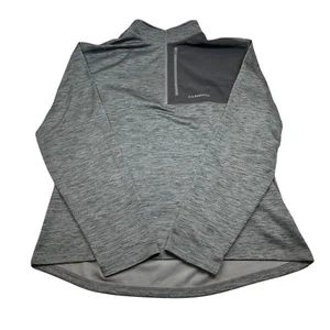 GH Bass Co. 1/4 Zip Pullover Mens 2XL Grey Long Sleeve Outdoor Fleece Sweatshirt - Picture 1 of 9
