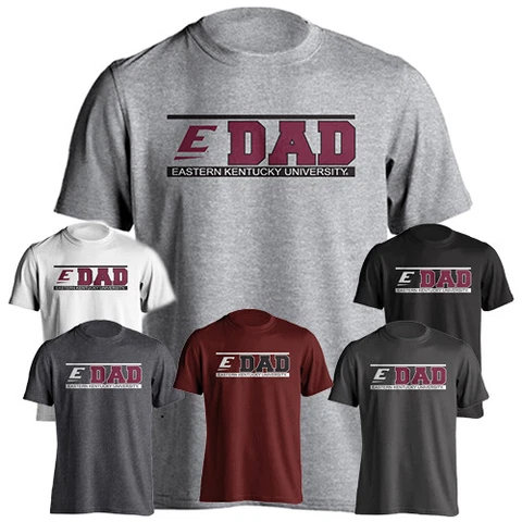 Eastern Kentucky University EKU Colonels Dad Father Logo Short Sleeve T-Shirt Cover