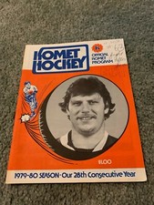 1980 Fort Wayne Komets v Saginaw Gears IHL Semifinal Playoff Hockey Program 5/3