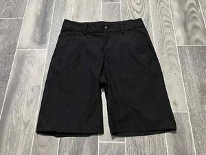 Men's Lululemon Commission Classic Fit Golf Work Shorts Black Square Size 32 - Picture 1 of 5