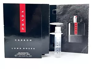 PRADA CARBON LUNA ROSSA 1.2ml EDT FOR MEN MINI SPRAY - Picture 1 of 1