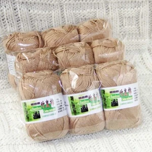 Sale 9BallsX50gr Bamboo Cotton Baby Blankets Hand Knitting Crochet Yarn 26 - Picture 1 of 24