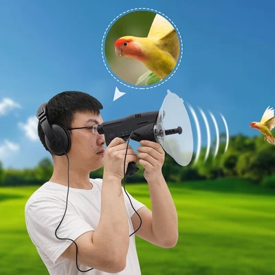 Vogelaufnahme Tiere Beobachtung Hörgerät Mikrofon-Hörgerät Vogelhorchgeräte  - Bild 1 von 4