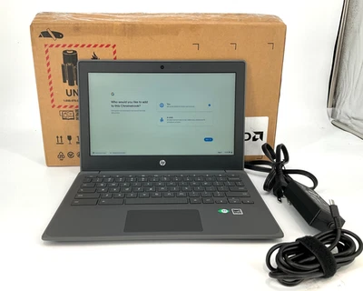 HP Chromebook 11A G8 A4-9120C 4GB 32GB WiFiAC 11.6W 16W64UT#ABA 🇺🇸✨🇺🇸✨ - Image 1 of 3