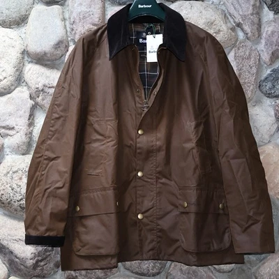 Abrigo Chaqueta Cera Barbour Ashby Marrón MWX0339BR31 $445 Nuevo XXX-Grande XXXL Foto 1 de 4