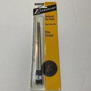 Eversharp Kugelschreiber 2 Minen Medium schwarz SCN4 passt Cross Vintage New Old Stock - Bild 1 von 4