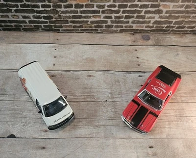 Johnny Lightning Coca-Cola Gmc Delivery Van & M2 Machines 1970 Ford Mustang - Image 1 of 4