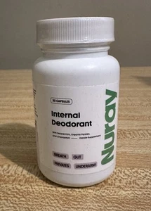Internal Deodorant Body Odor Supplement Natural Chlorophyll 30 Serv EXP 02/27 - Picture 1 of 3