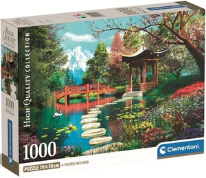 Clementoni Jigsaw Puzzle 1000 Pieces Fuji Garden HQC - Bild 1 von 2