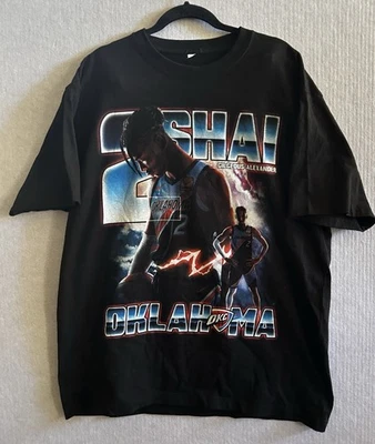 Shai Gilgeous Alexander SGA - Unisex Black OKC Thunder Graphic T-Shirt - image 1 of 4