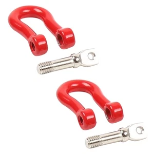1 par/2 piezas Útil Universal Forma de U Anillo Pista Duradero Estilo Carreras Gancho de Remolque - Imagen 1 de 11