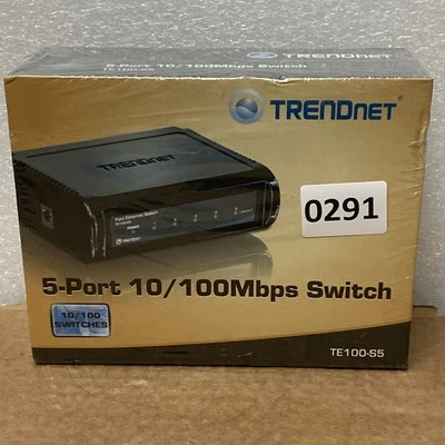 Trendnet 5-Port 10/100Mbps Fast Ethernet Switch TE100-S5/AS Brand New in Box - Image 1 of 4