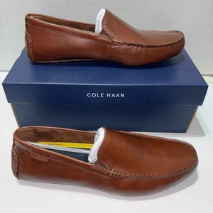 New Cole Haan Mens Grand+ Venetian Driving Shoes Woodbury Size 11.5 M Leather - Picture 1 of 11