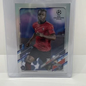 Topps 2021 cromo UEFA CL refractor #2 Jeremy Doku (RC) - Imagen 1 de 3