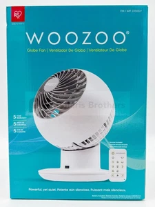 WOOZOO Globe Multi-Directional 5-Speed Oscillating Fan w Remote - White - NIB - Picture 1 of 3