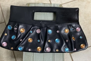 Vintage Candie’s Brand Clutch Handtasche mit Henkel Bling 80’s RAR RETRO - Bild 1 von 5