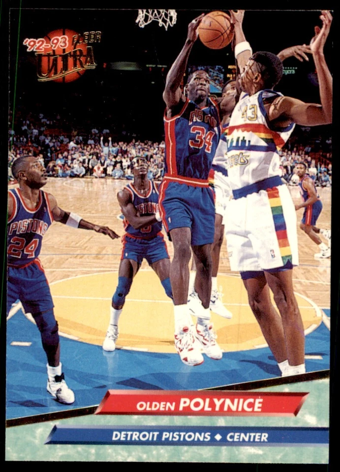 1992-93 Fleer Ultra Cards Olden Polynice Basketball Cards #259 - Image 1 of 2