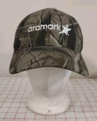 Gorra Aramark Camuflada Empleado Sombrero Verde Ajustable Bordado Realtree  Foto 1 de 4