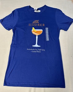 New Holland Spirits Fitzgerald Blue Cocktail Tee Size Small T Shirt Short Sleeve - Picture 1 of 6