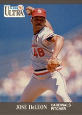1991 Ultra St. Louis Cardinals Baseball Card #288 Jose DeLeon