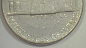 1996 Jefferson Nickel Error--Struck Through Grease Reverse - Picture 1 of 4