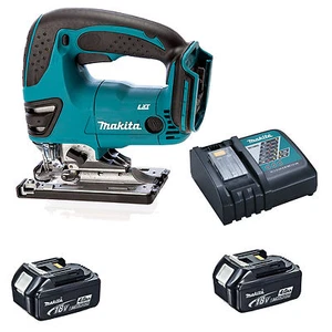PUZZLE MAKITA 18V DJV180 DJV180Z, 2X BATTERIE BL1840 & CARICABATTERIE DC18RC - Foto 1 di 4