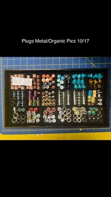 Огромный оптовый лот ювелирных изделий для тела: 2000 пар 14g-2» вилки для растянутых мочек уха - Изображение 1 из 4