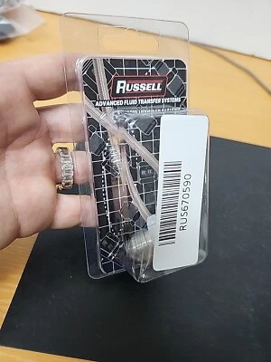 Tapón de soldadura AN macho Russell 670590 -08AN rosca recta 3/4 pulg. -16 Aluminio Foto 1 de 4