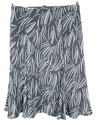 JONES носить женщин тяжелый полиэстер трапециевидная юбка с подкладкой геометрический размер 10 - Изображение 1 из 4