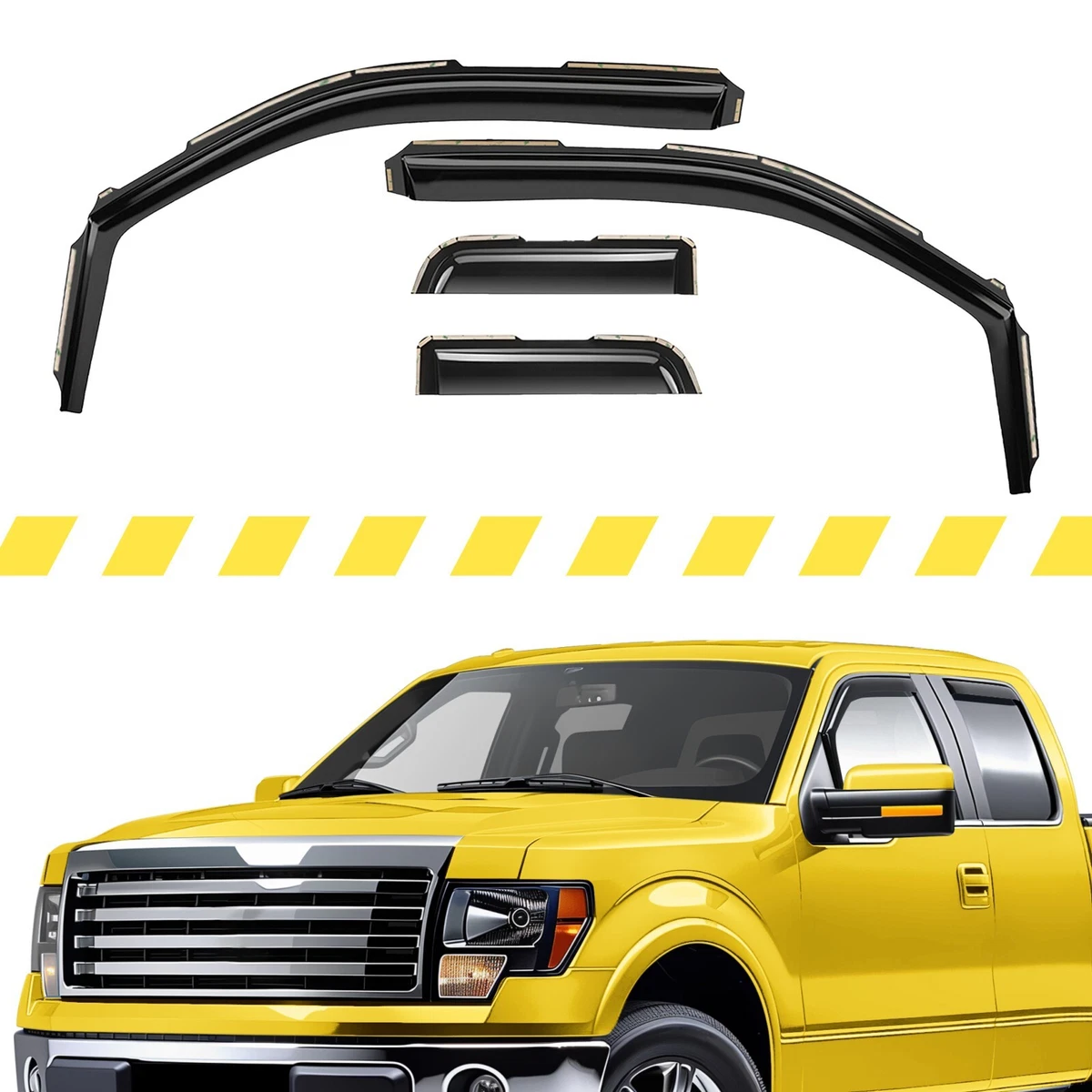 Deflector De Ventana De Humo, Protector De Sol Y Lluvia... | Cuotas Sin