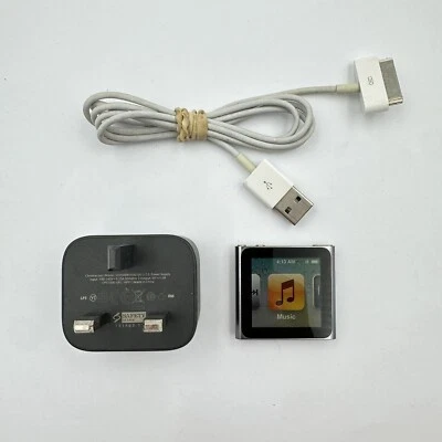 Apple iPod Nano (6th generation) Grey MP3 Media Player A1366 8GB - Image 1 of 4