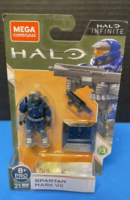 Mega Construx Halo Series 13 Infinite Pro Builders Spartan Mark VII - GVP38 - Image 1 of 2