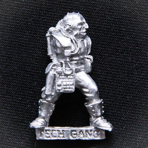 Citadel G.W. 1990 Figura en miniatura de metal Necromunda Hive Gangers TECH GANG 7 A - Imagen 1 de 12