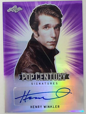 2018 Leaf Metal Pop Century Henry Winkler Autograph Card BA-HW1 8/15