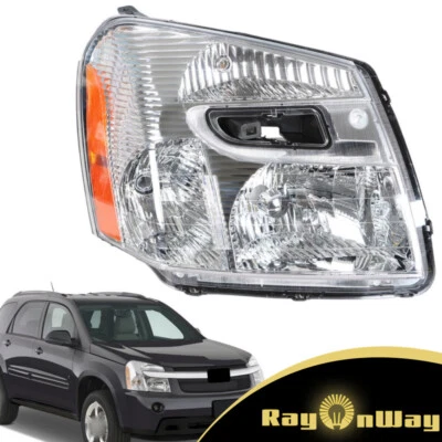 Conjunto de faros laterales derechos para pasajero Chevrolet Equinox 2005 2006 2007 2008 09 Foto 1 de 4