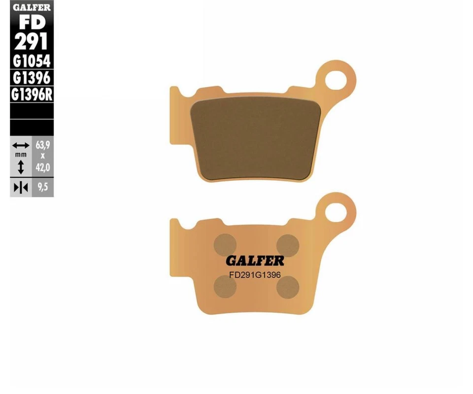 Galfer Rear Brake Pads SHERCO SE-R 2.5 ISDE 2014 FD291 - Image 1 of 1