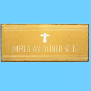 Blechschild „ Immer an deiner Seite“ 130 x 305 x 4 mm Dekoration, Vintage -Neu- - Bild 1 von 2