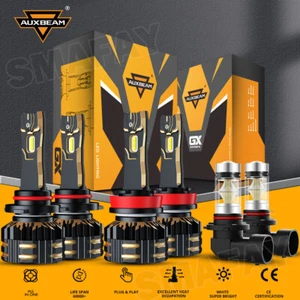 For Subaru Forester 2009-2013 AUXBEAM Canbus LED Headlight Hi-Lo Beam Fog Bulbs - Picture 1 of 12