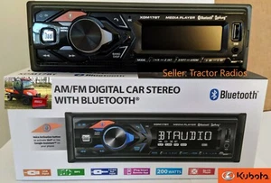 Kubota Radio AM FM USB Aux Bluetooth RTV RTX 1100c Harness Plug B2650 LX X1100C - Picture 1 of 8