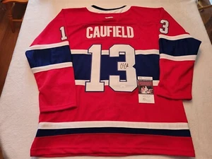 COLE CAUFIELD signed CANADIENS custom jersey JSA COA SIZE XL - Picture 1 of 4