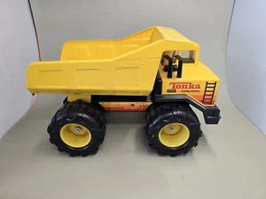 RARE - 1991 Tonka Turbo-Diesel Metal Dump Truck w/ Large Tires - Crossover Year - Picture 1 of 14