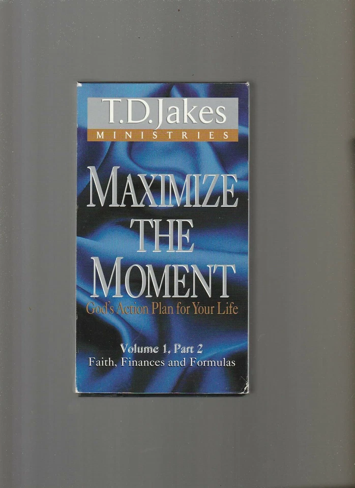 T.D. Jakes - Maximize The Moment Volume 1 Part 2 (VHS, 2000) - image 1 of 1