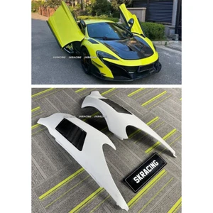 Partial Carbon Fiber Car Front Fenders Fits For McLaren MP4-12C 675LT 650S Style - Picture 1 of 19