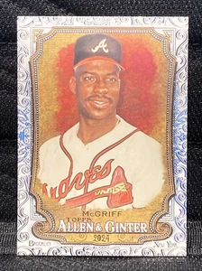 2024 Topps Allen & Ginter Baseball Fred McGriff Foil Filigree Parallel #323 - Picture 1 of 2