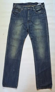 Armani Jeans Classic Wash Stone Washed Denim W.32 x L.33 In Very Good Condition - Picture 1 of 10