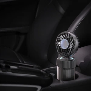 Colorful Perfume Diffuser Multifunction Car Trucks inside Fan with LED Lights - Picture 1 of 5